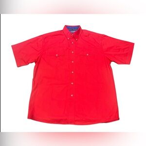 ❤️Wrangler Western Button Down Casual Shirt Men’s Size Large Red❤️